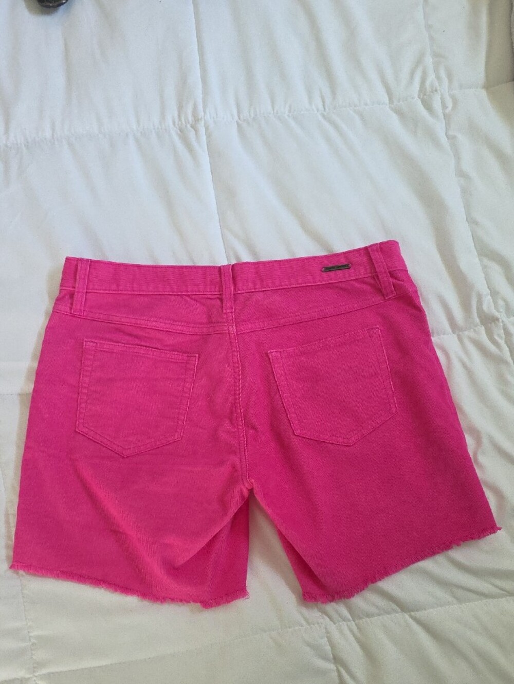 Carve Designs Hot Pink Denim Cutoff Shorts - Picture 4 of 6